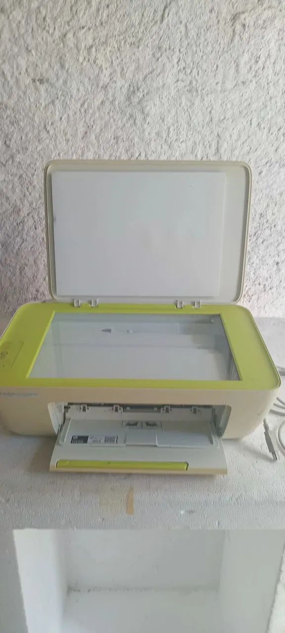 Impressora e scanner hp funcionando.