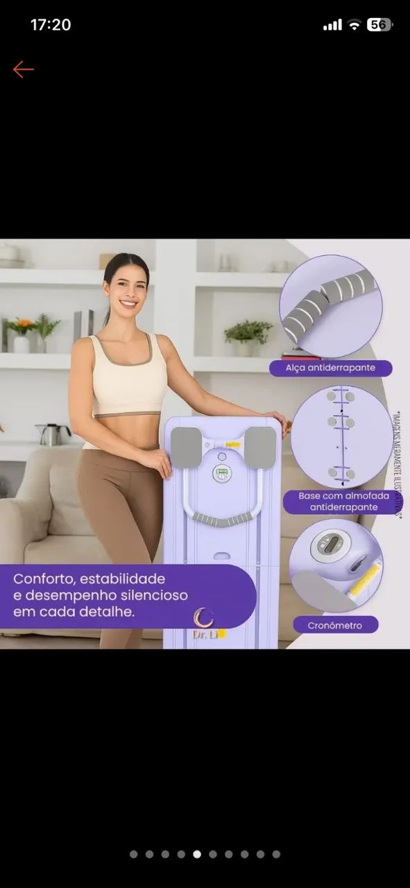 Aparelho para abdominal  - Foto 3