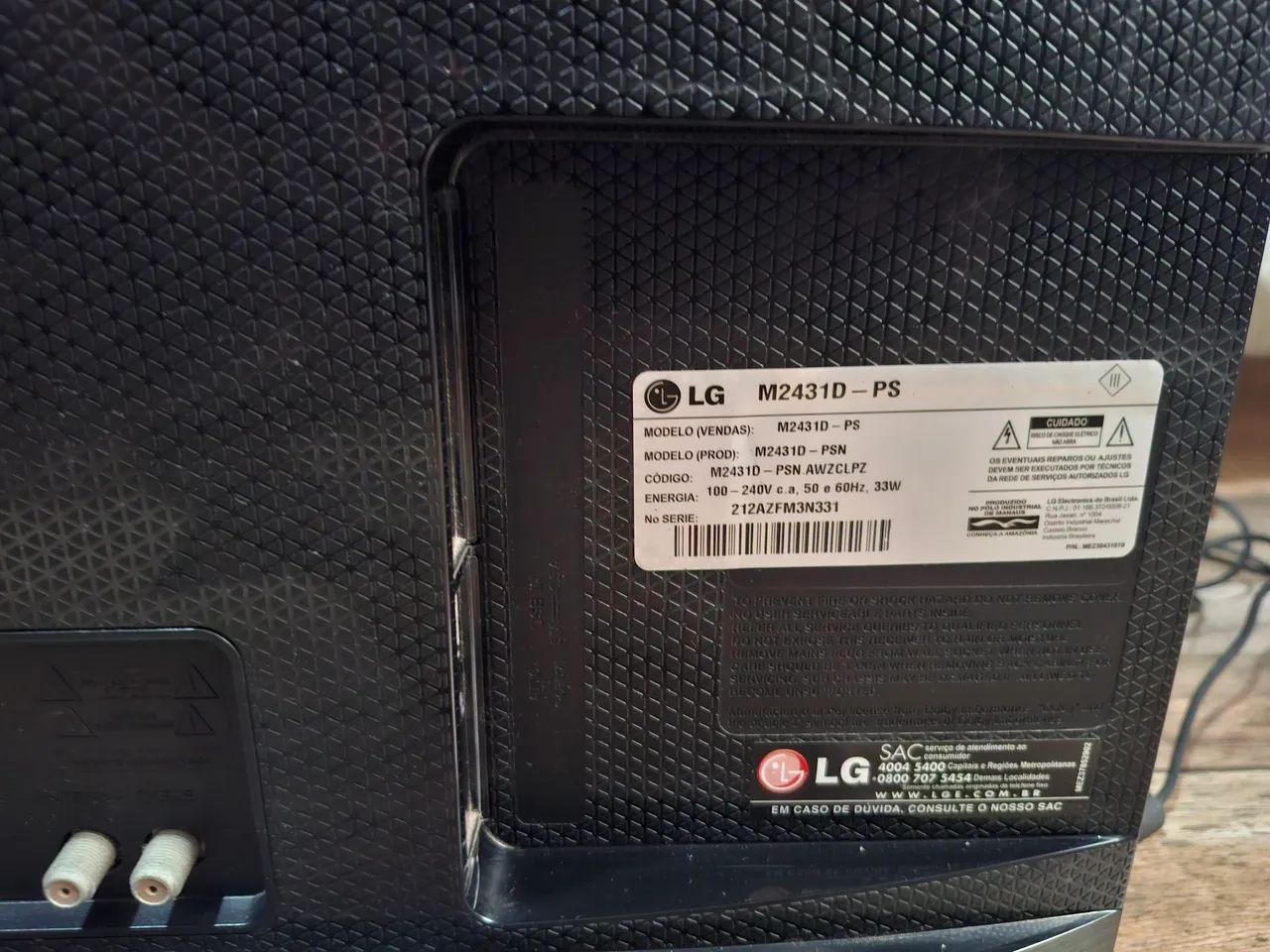 TV LG 24 Polegadas HD HD HDMI + VGA | Funciona Perfeito | Monitor + TV - Foto 3