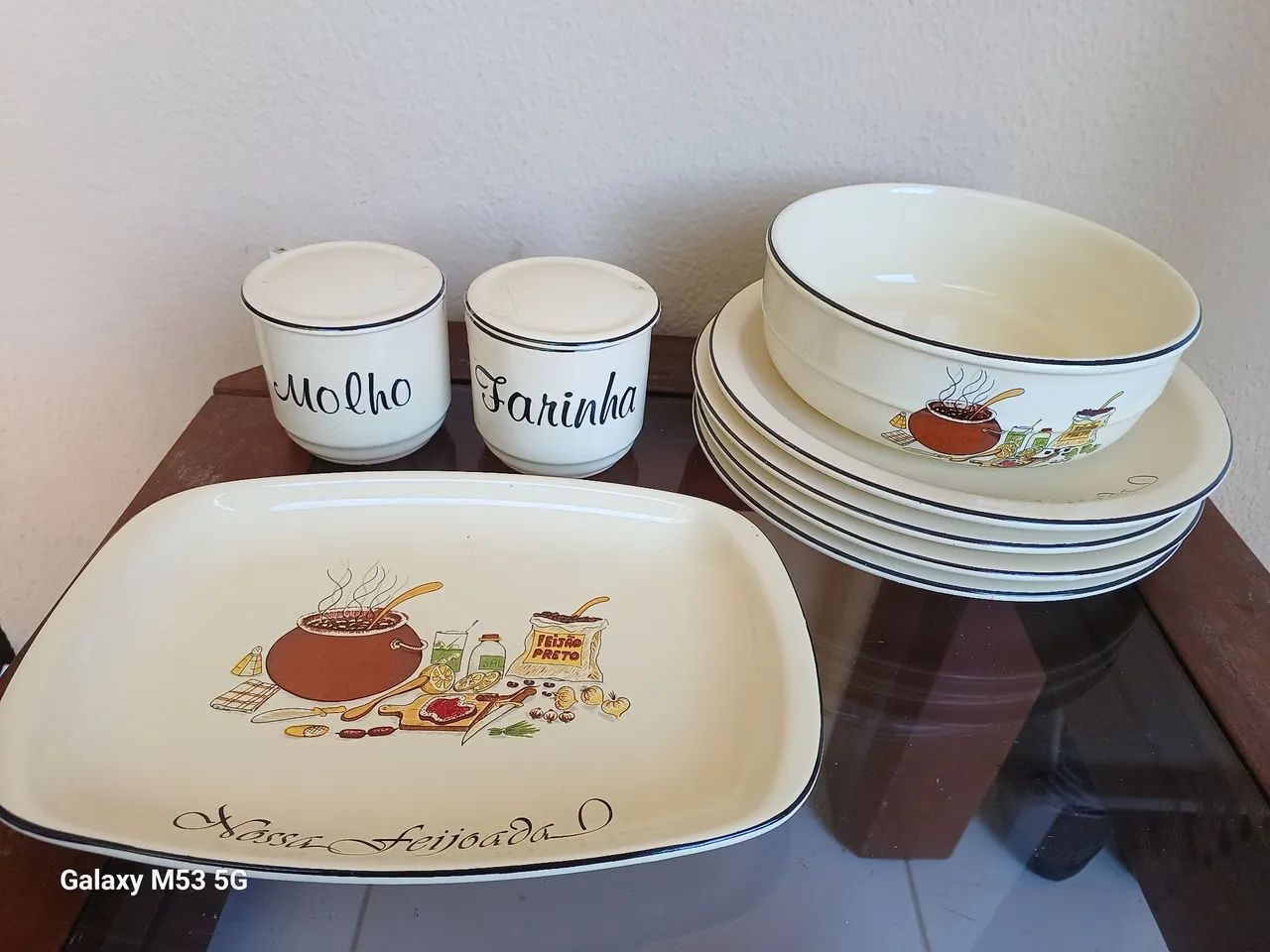 JOGO DE FEIJOADA DE PORCELANA - Foto 2