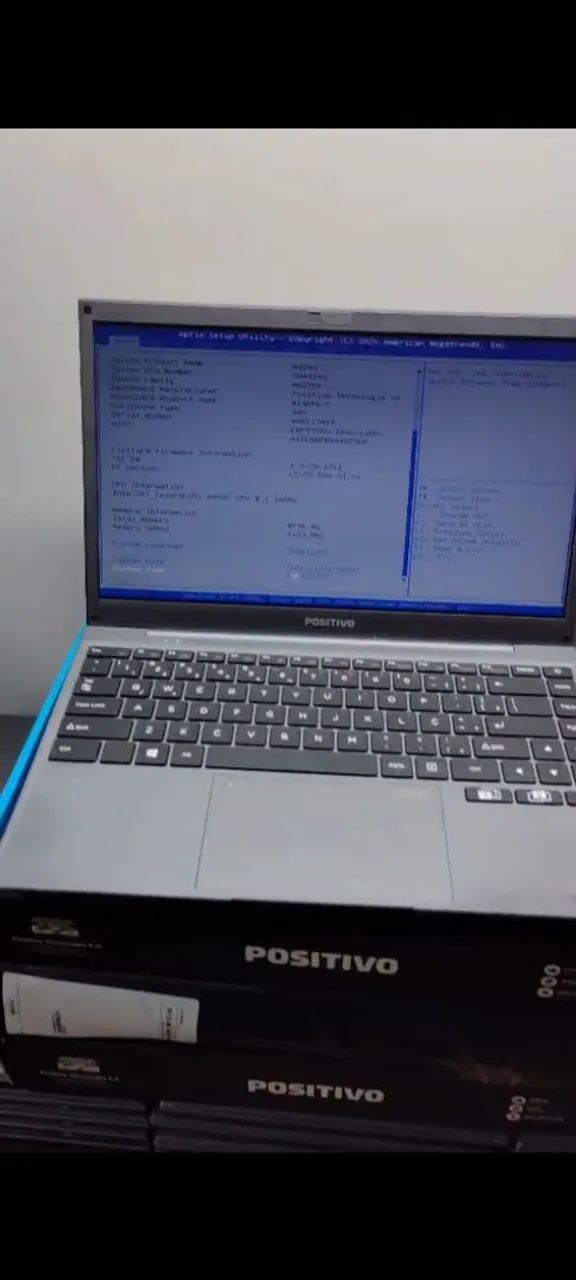 " REPASSE " Notebook Slim Positivo N4000 com 4gb de ram DDR4 " Sem HD " - Foto 5