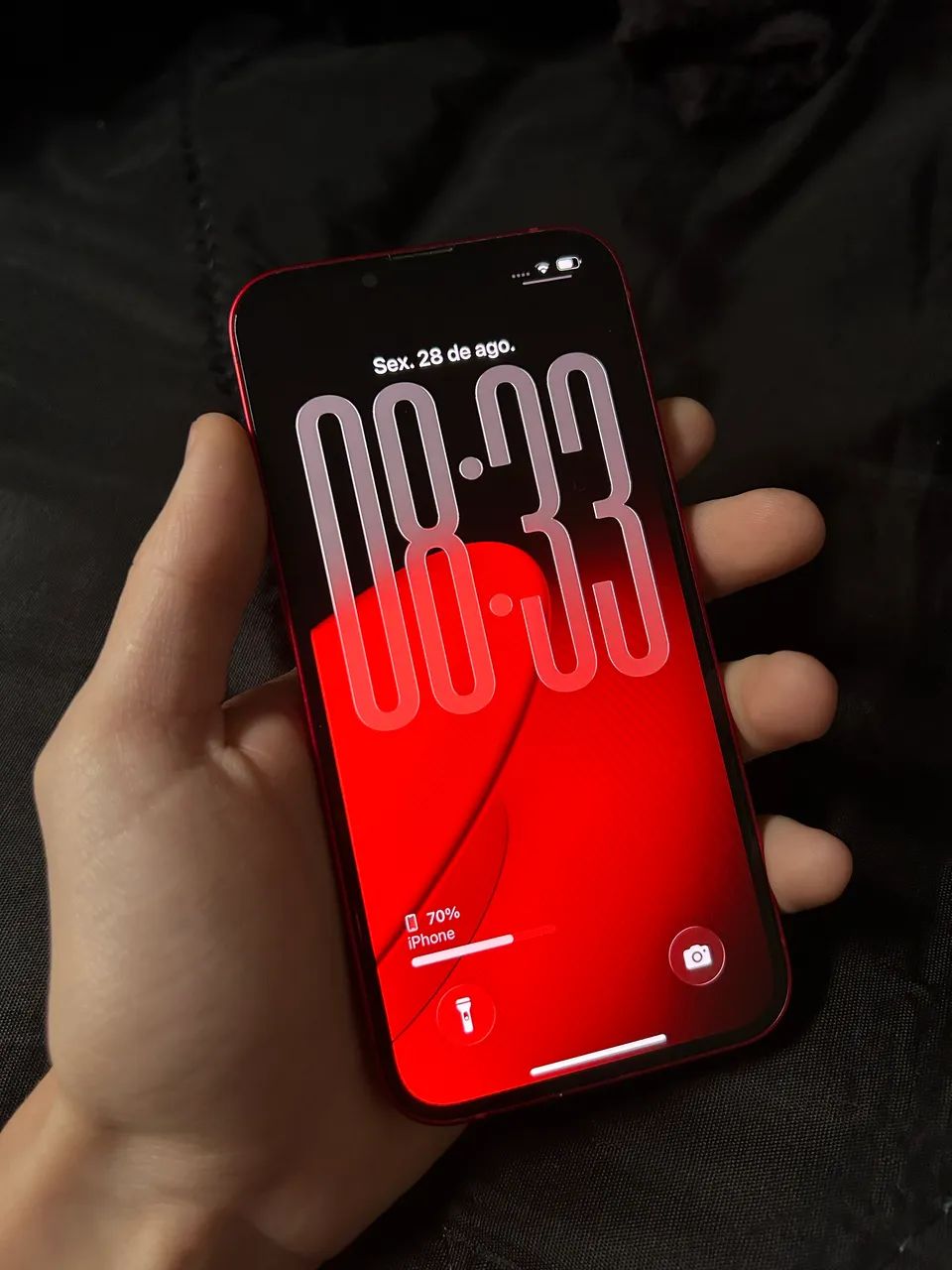 iPhone 13 128GB Red preço para sair hoje - Foto 2