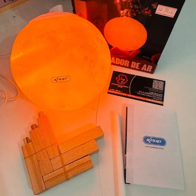 Aromatizador Abajur Luminária Lua Cheia - Foto 2