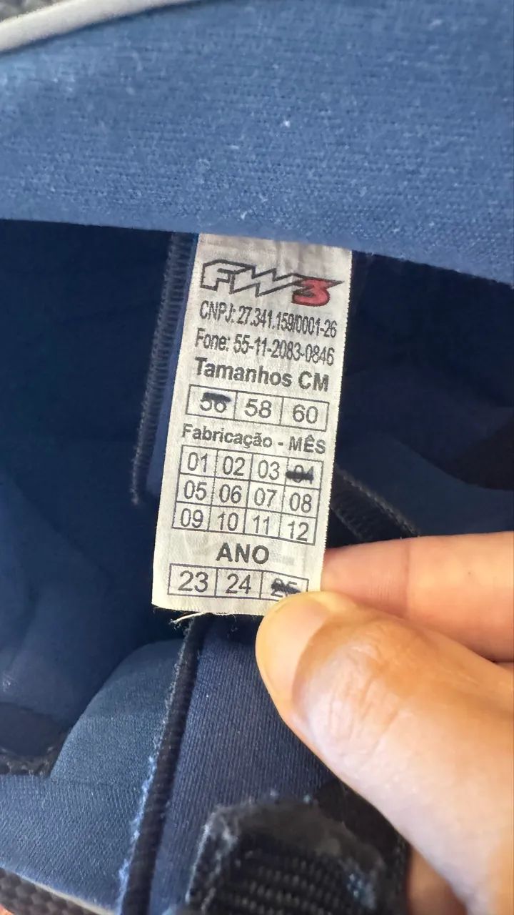 CAPACETE TAM 56 - Foto 4