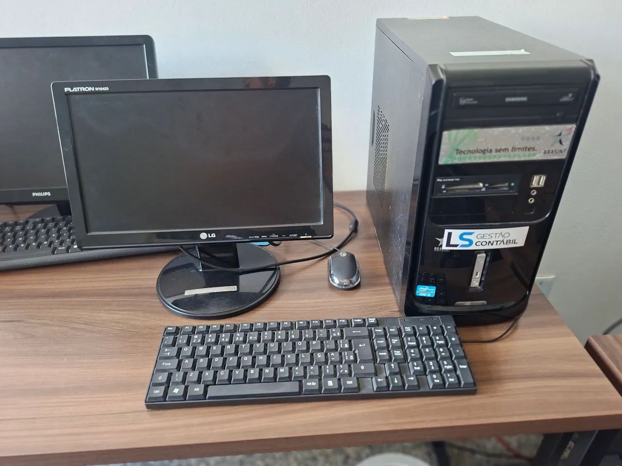 Computador completo com periféricos 