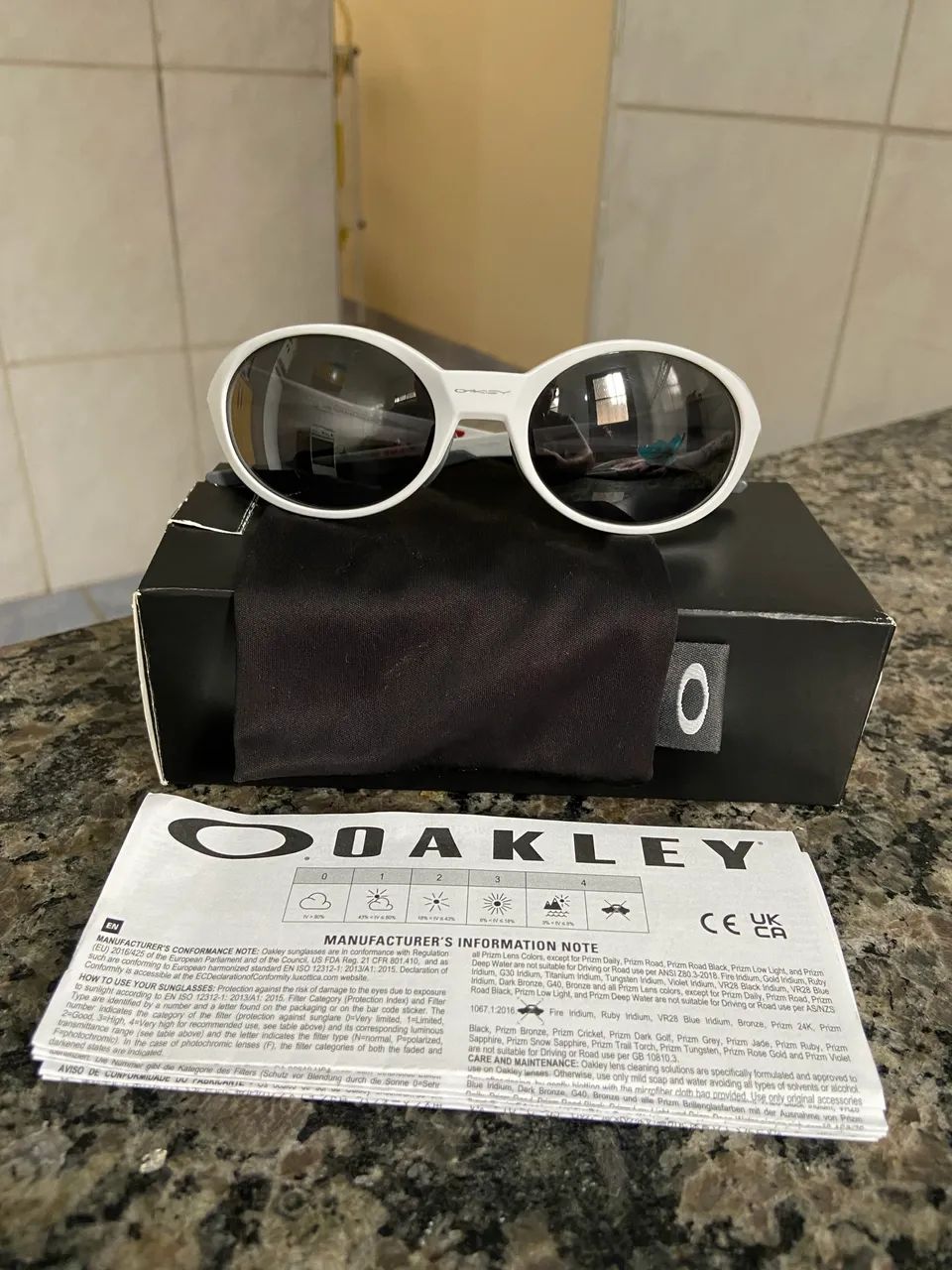 Oakley Eye Jacket Reduz White Prizm - Acessórios - Jardim