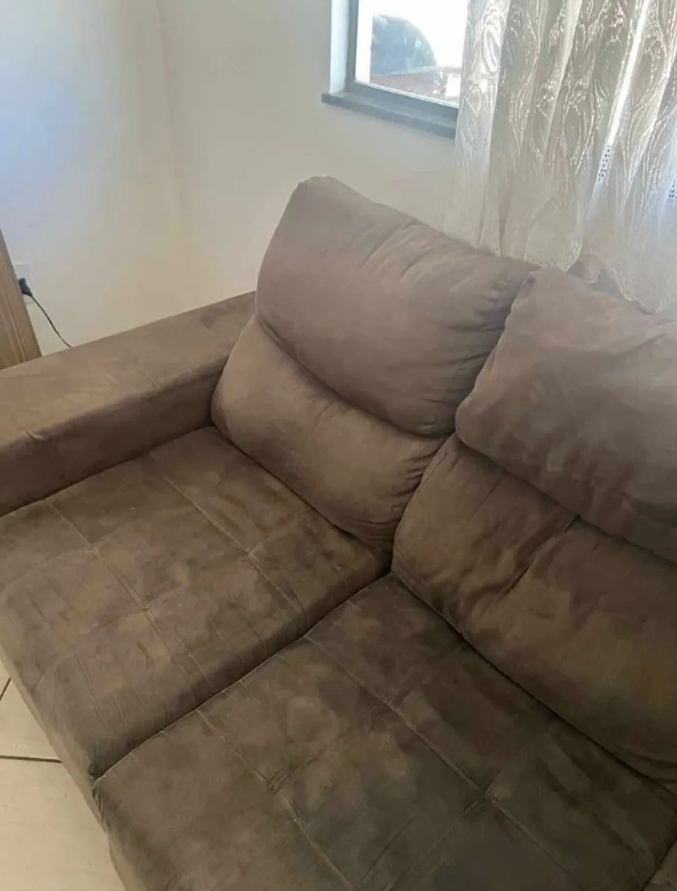 Sofá Retrátil e Reclinável 3 Lugares Marrom - Preço de Oportunidade - Foto 3