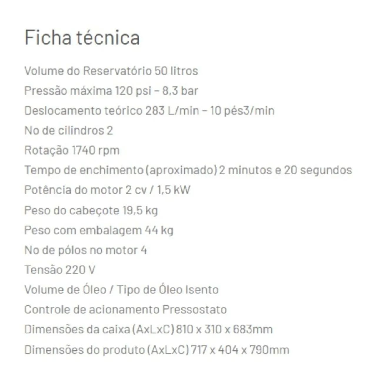 Compressor odontológico GNATUS  - Foto 2