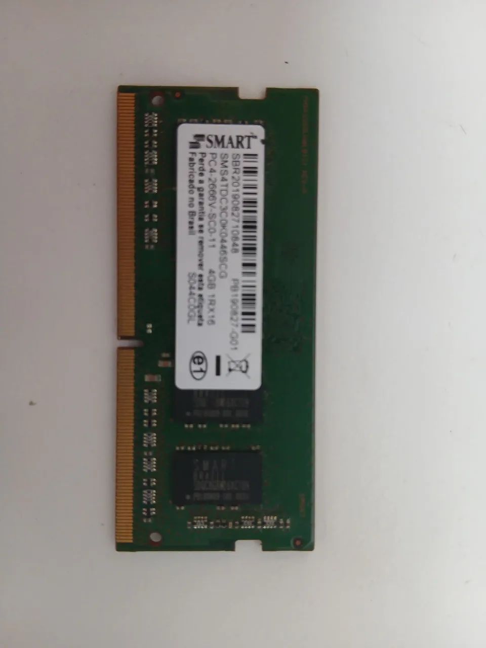 Memória ddr4 4gb 2666Mhz