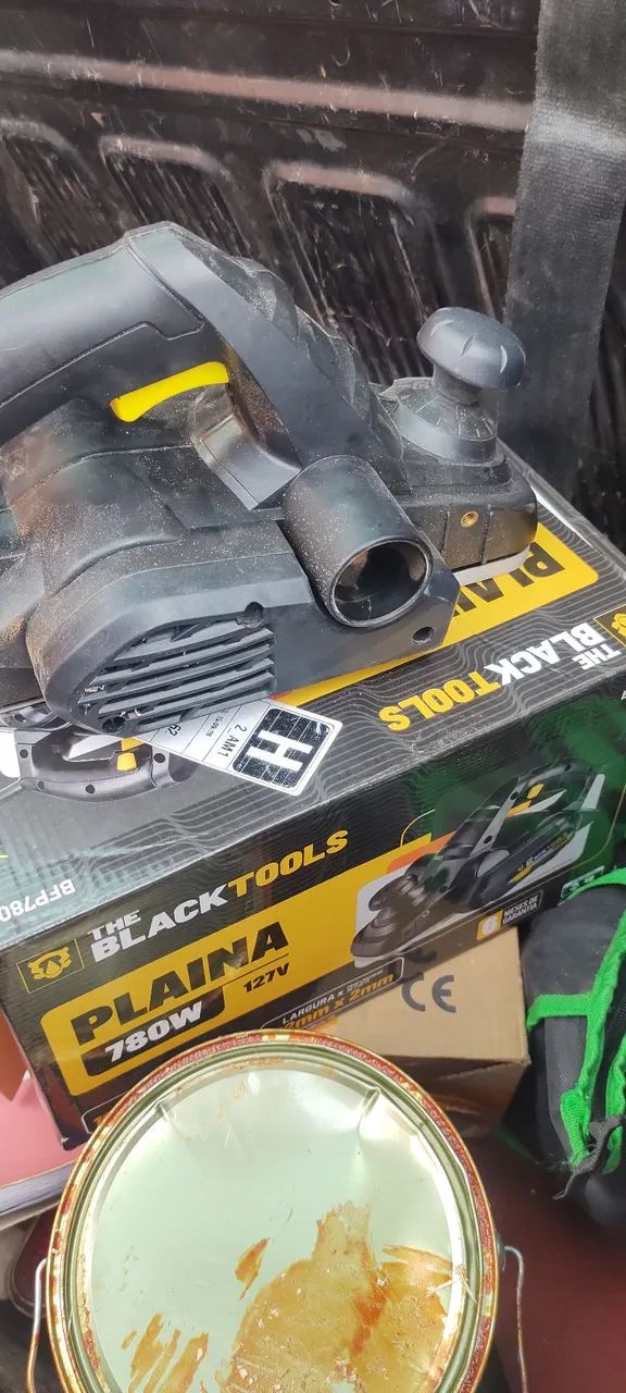 Plaina elétrica Black tools  - Foto 5