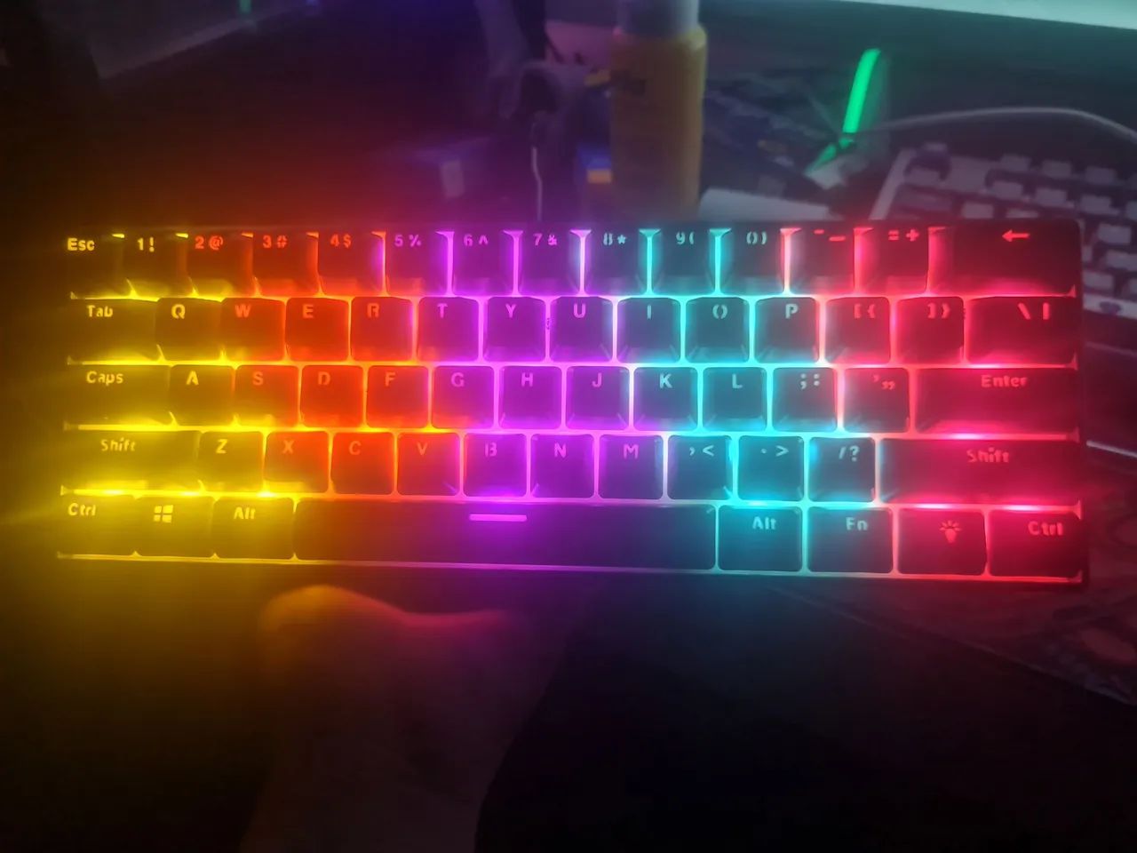 Teclado Mecânico AJAZZ NK61 Switch Red Hot Swaple - Periféricos e