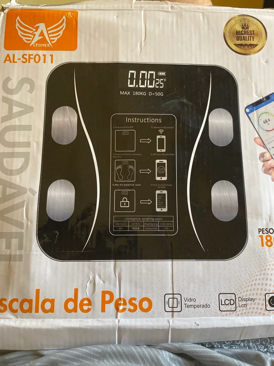 Vendo balança corporal.