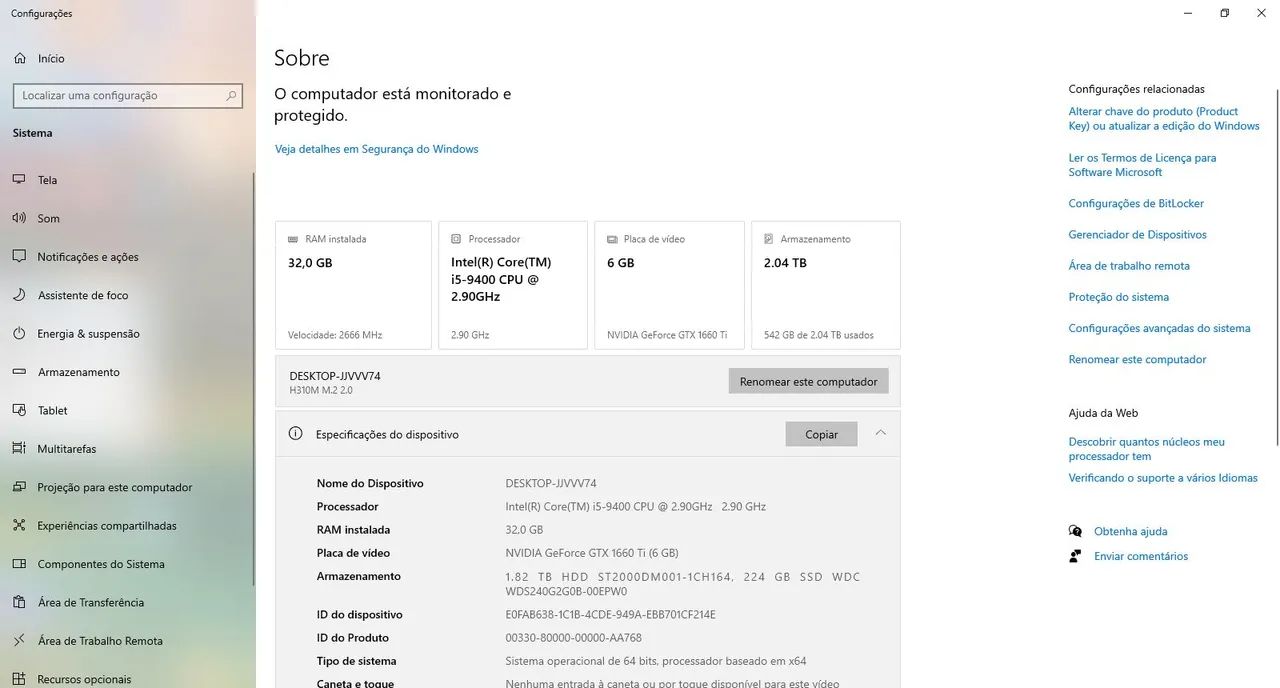 PC Gamer Ótimo Estado e Configuração