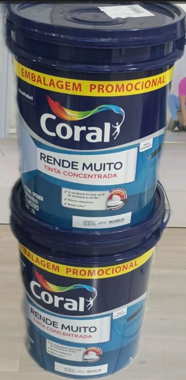 Tinta coral rende muito branco neve 20 litros  - Foto 2