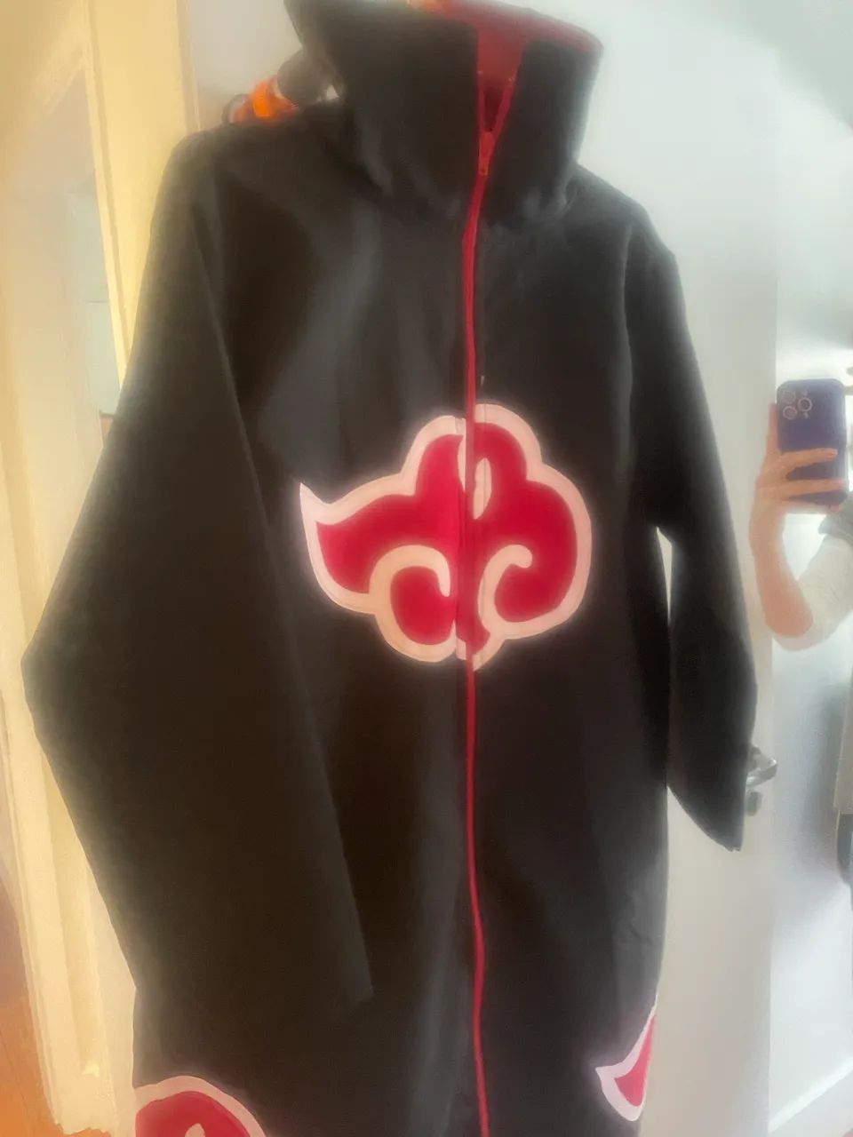 capa/casaco Akatsuki do Naruto