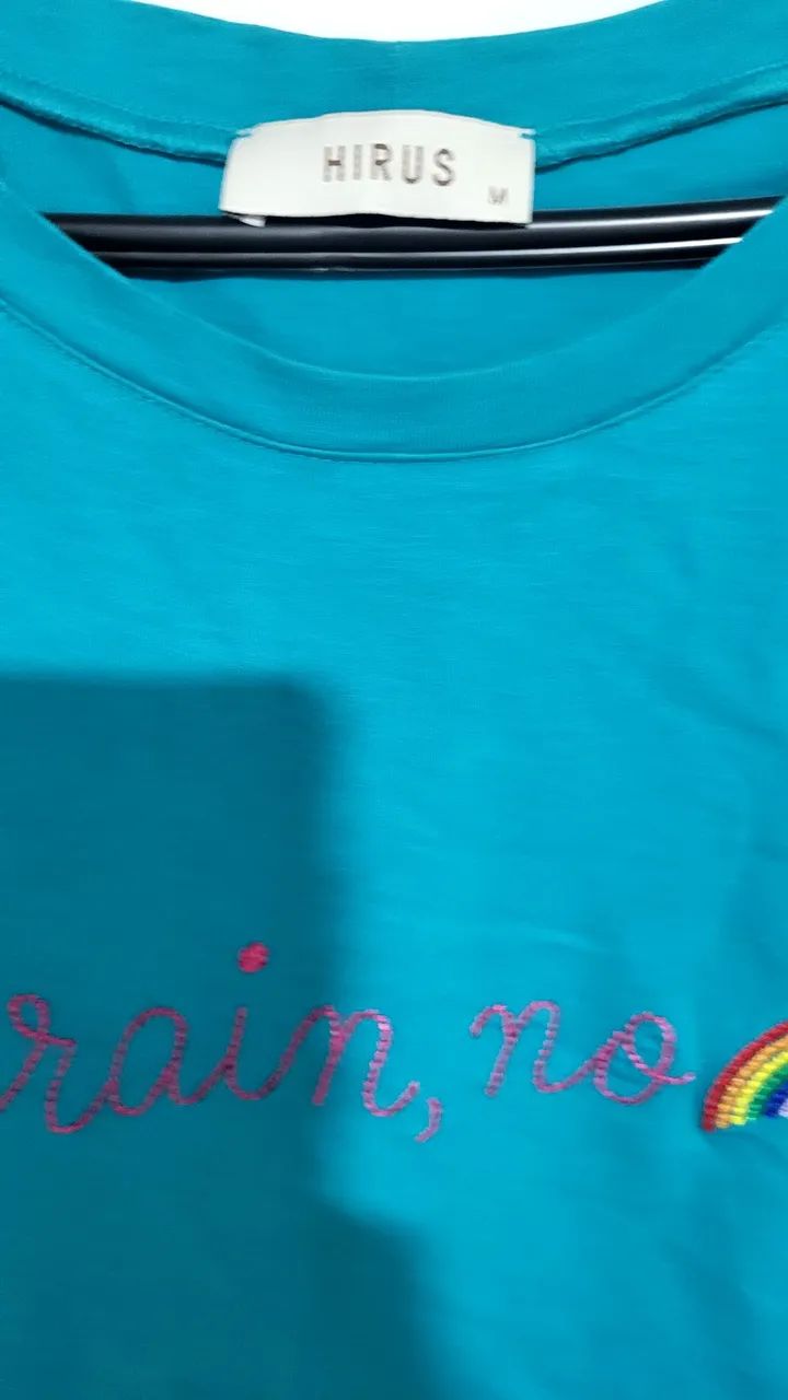 Cropped malha azul m hirus - Foto 2