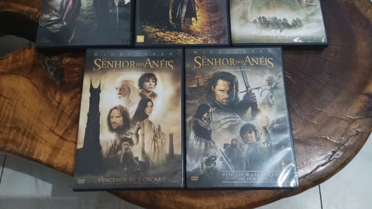 DVDs de O Hobbit e O Senhor dos Anéis  - Foto 3