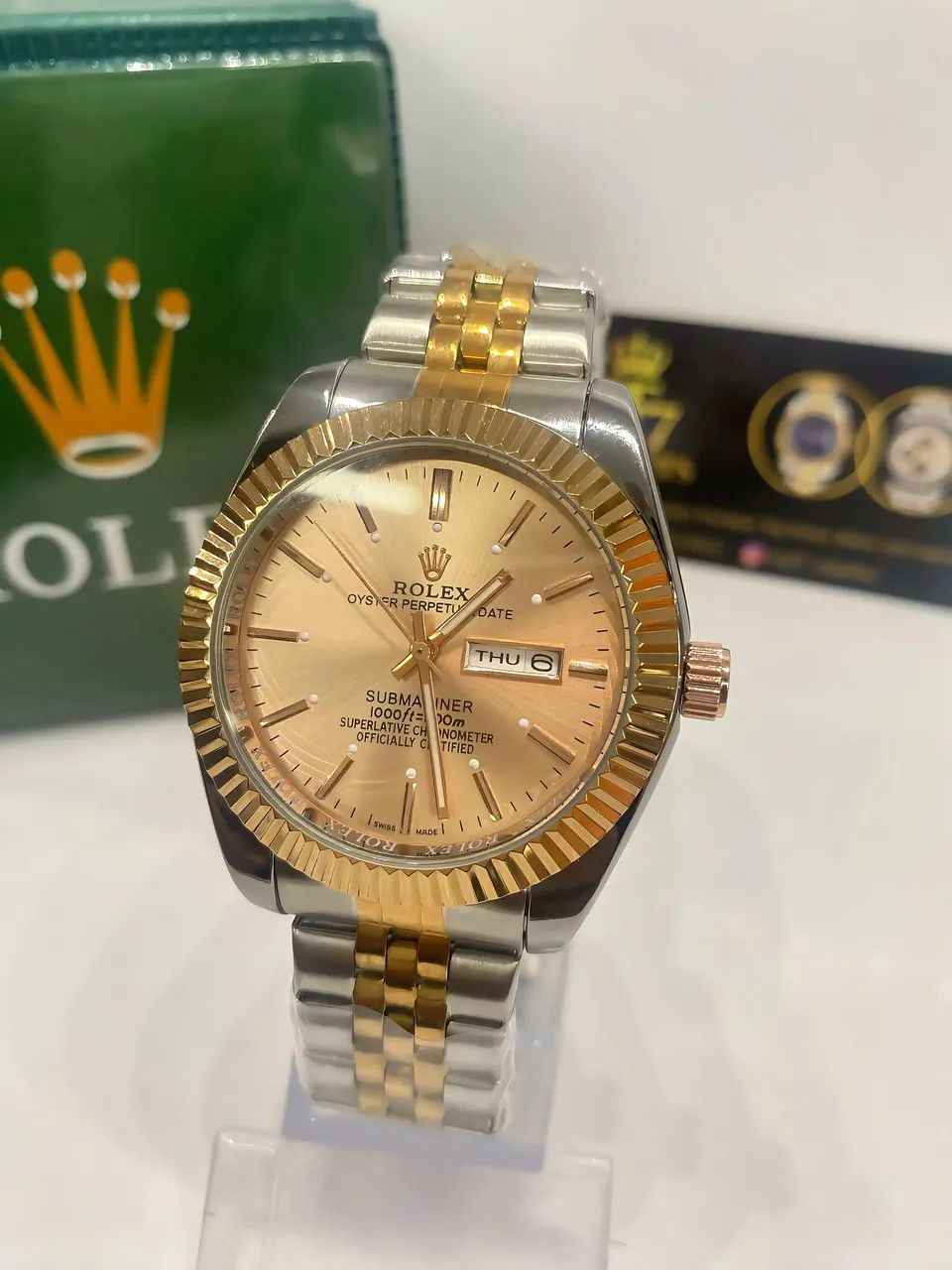 Rolex Datejust Bicolor - Mostrador Champagne  - Foto 4