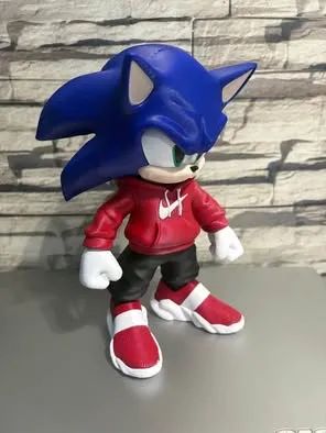 Boneco Sonic Urbano 3D