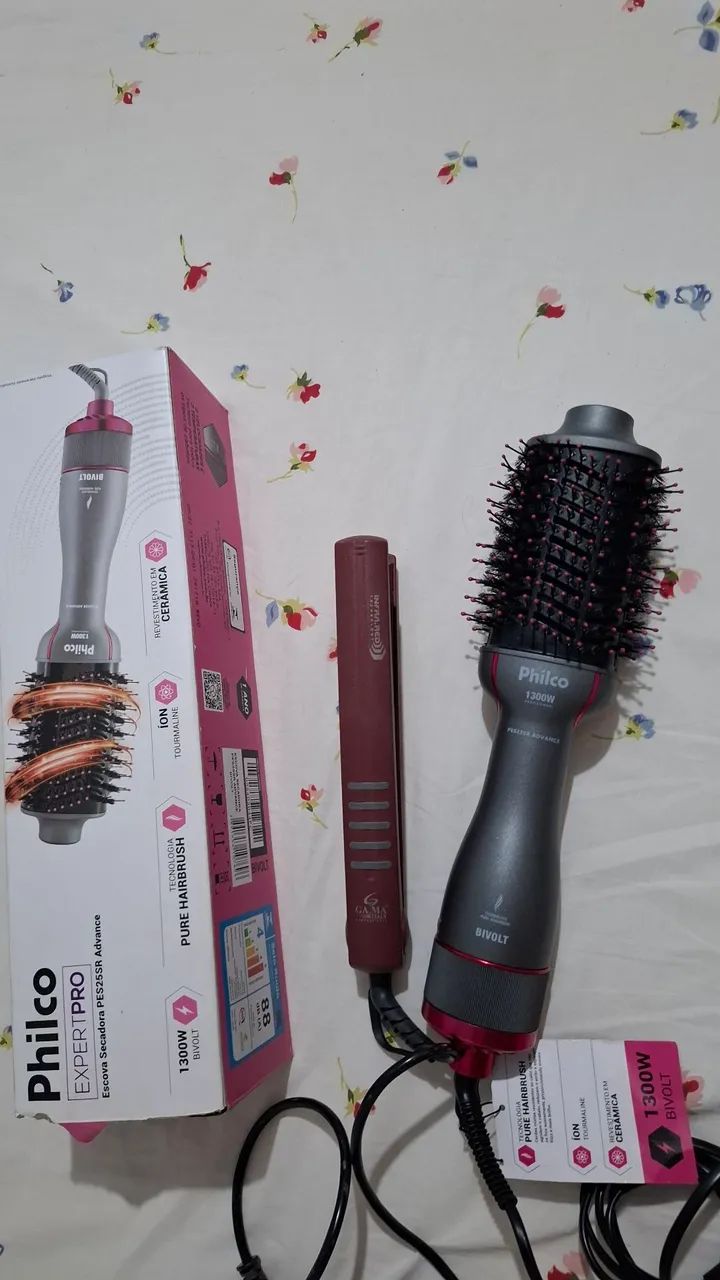 Escova secadora + chapinha - Foto 6