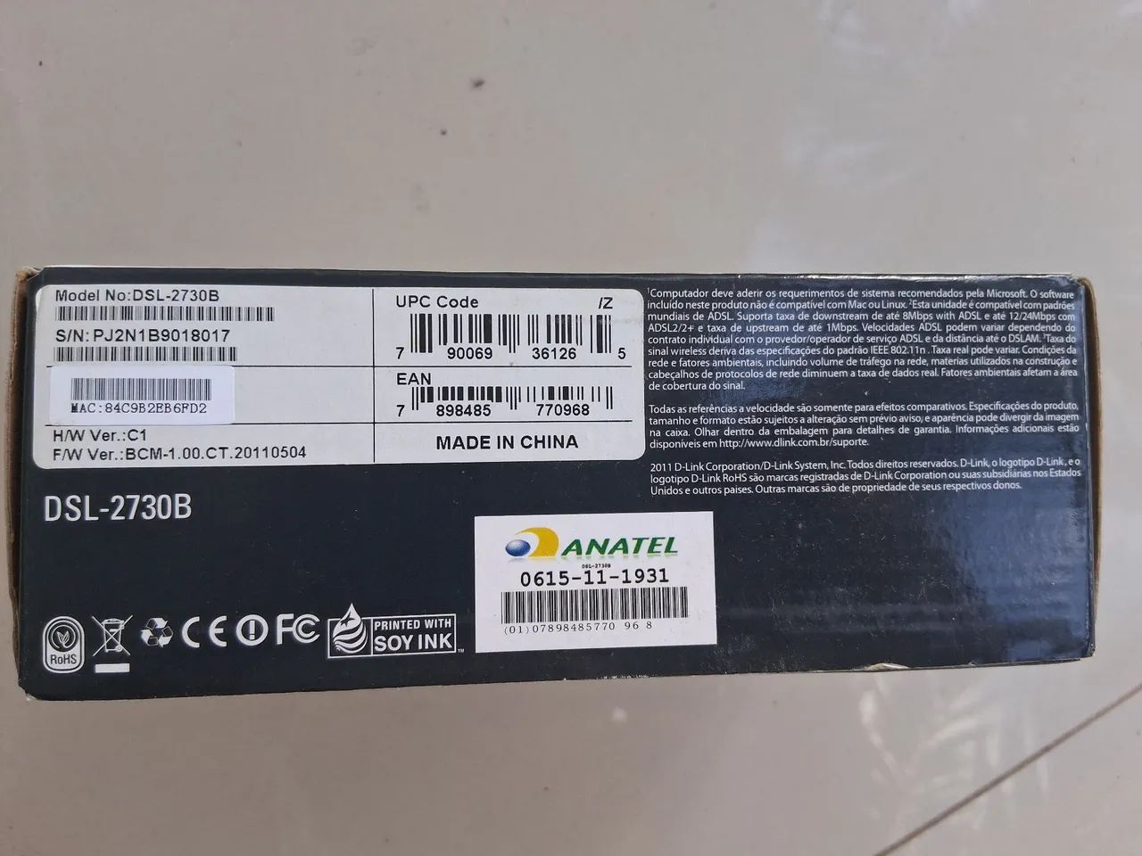ROTEADOR ADSL2 + WIRELESS N 150 - Foto 3