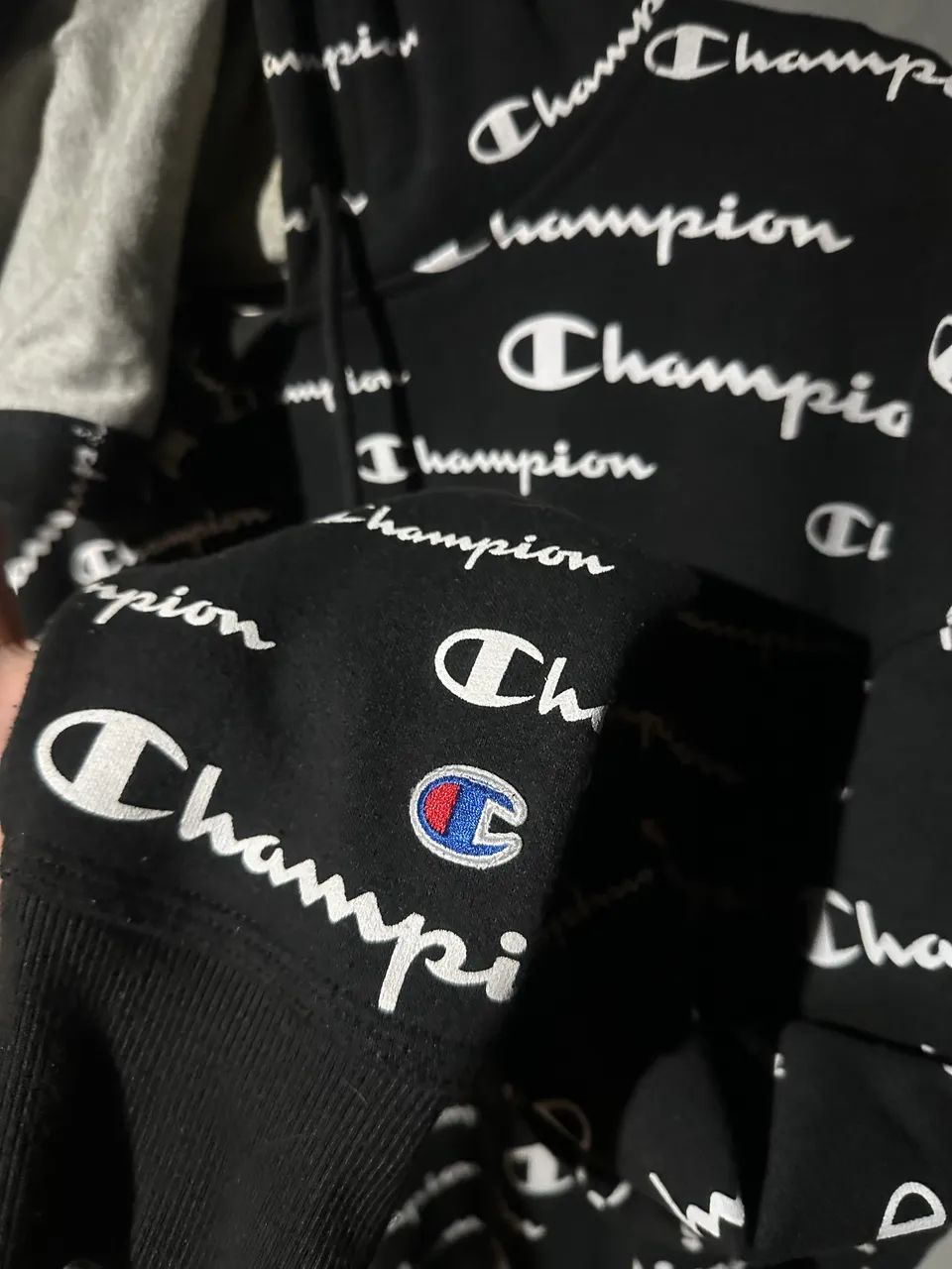Moletom Champion All over logo G - Original  - Foto 4