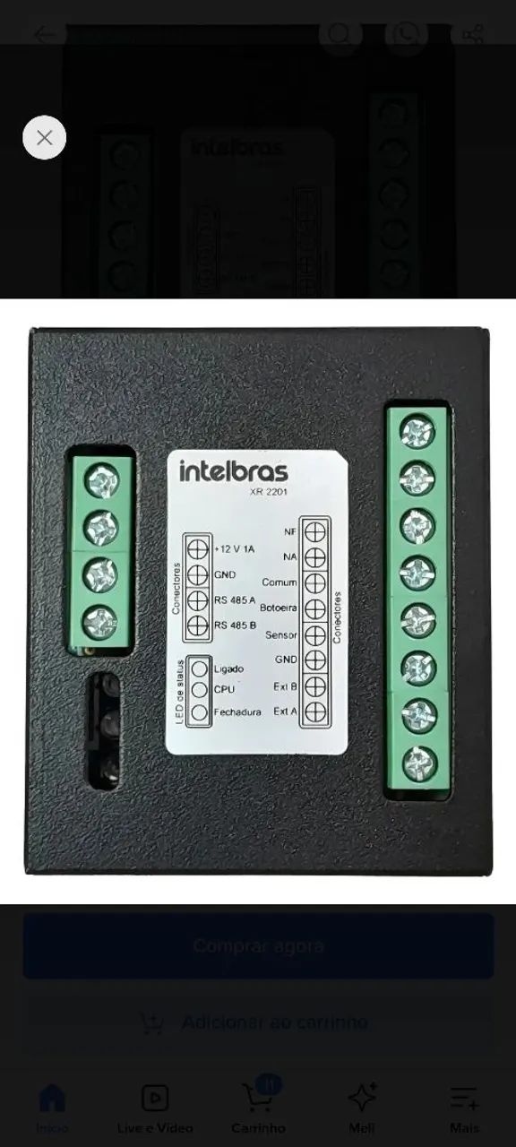 RELÉ PARA ABERTURA XR 2201