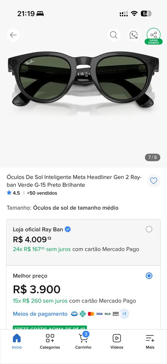 Ray-Ban Meta Headliner Gen 2 - Foto 4