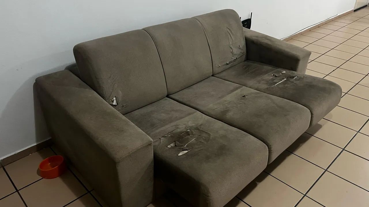 Sofá retrátil 3 lugares - Foto 4