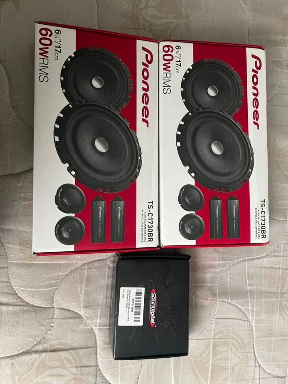 Kit Pioneer 2 vias com crossover + Módulo 