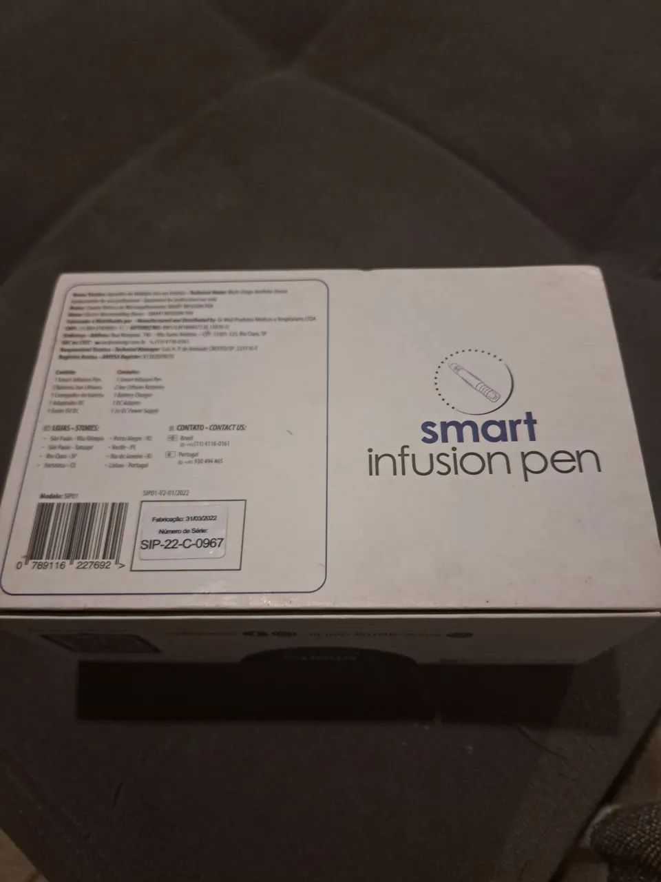 Caneta de microagulhamento (smart infusion pen)