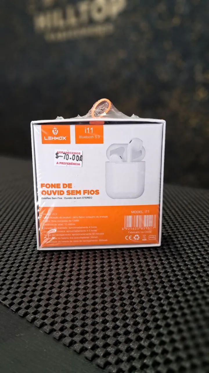 Fone de ouvido Bluetooth 