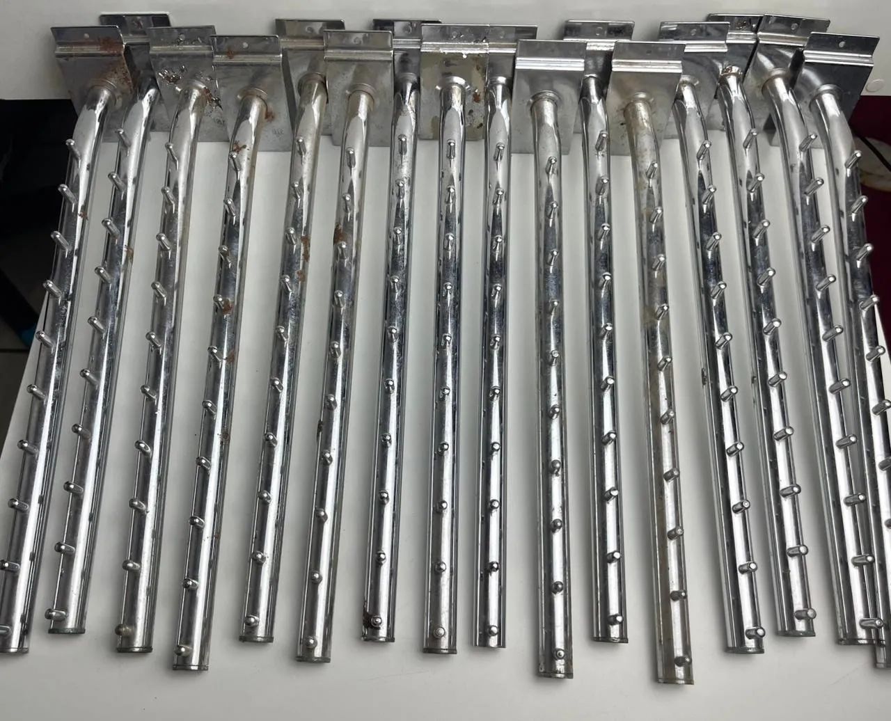 Ganchos araras de inox 