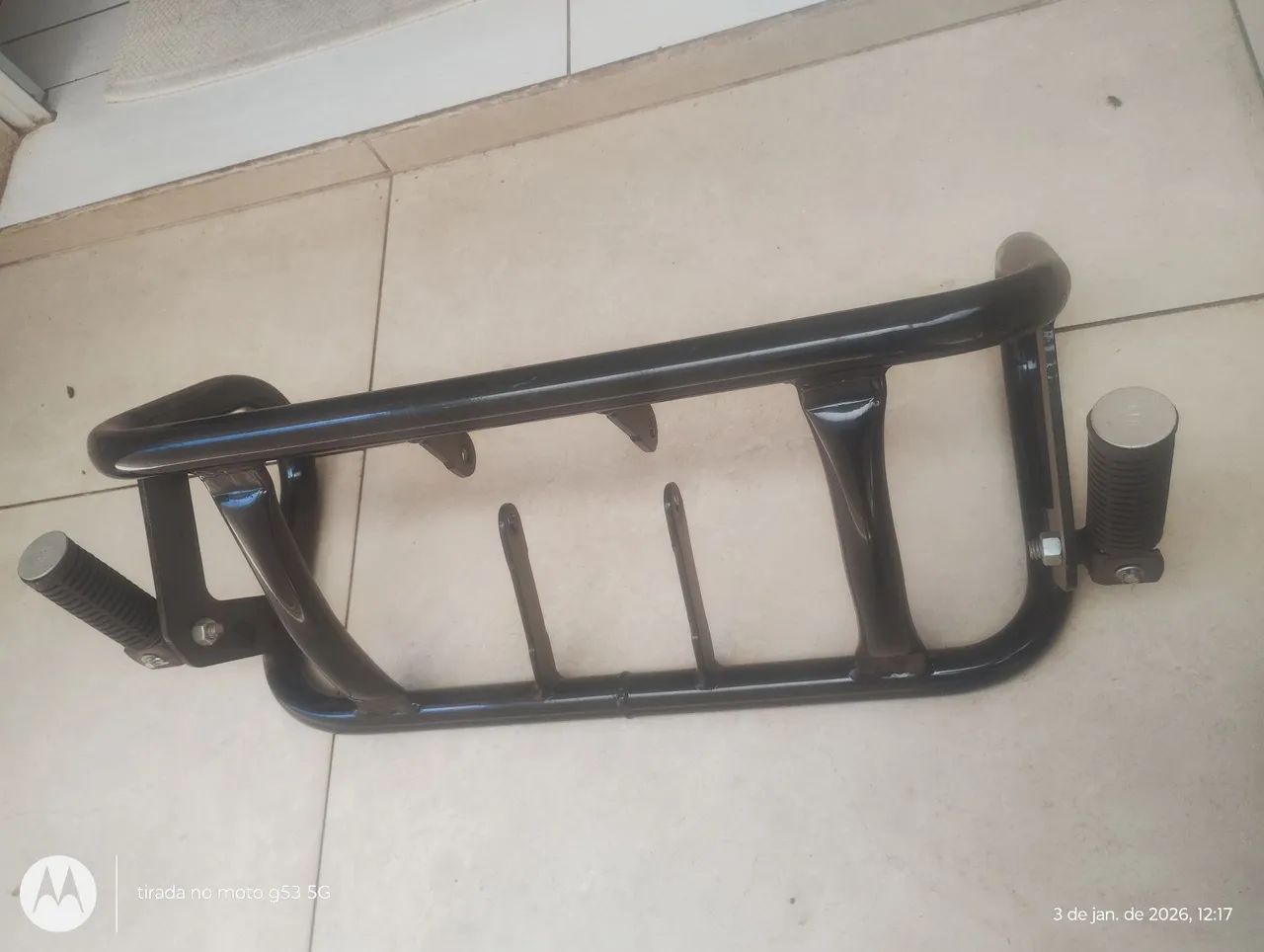 Suporte mata cachorro  moto fazer 250 