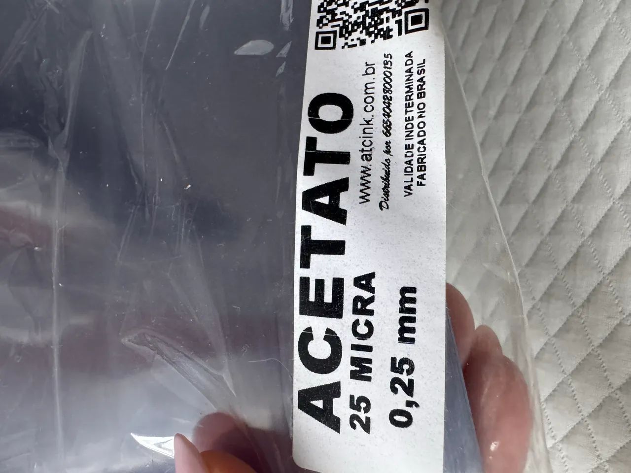 Folhas de Acetato
