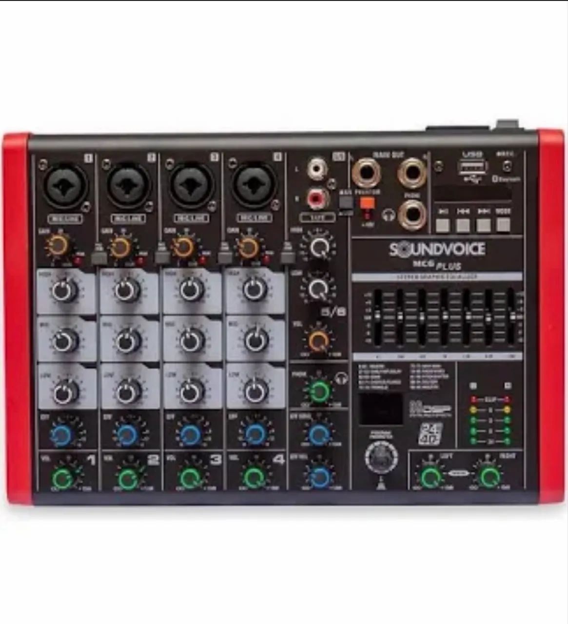 Mesa de som Soundvoice MC6 Plus $ 300 pra vender logo 