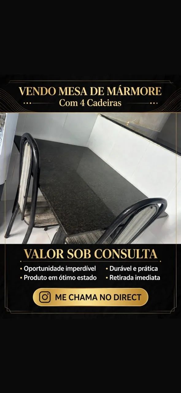 Mesa de mármore 