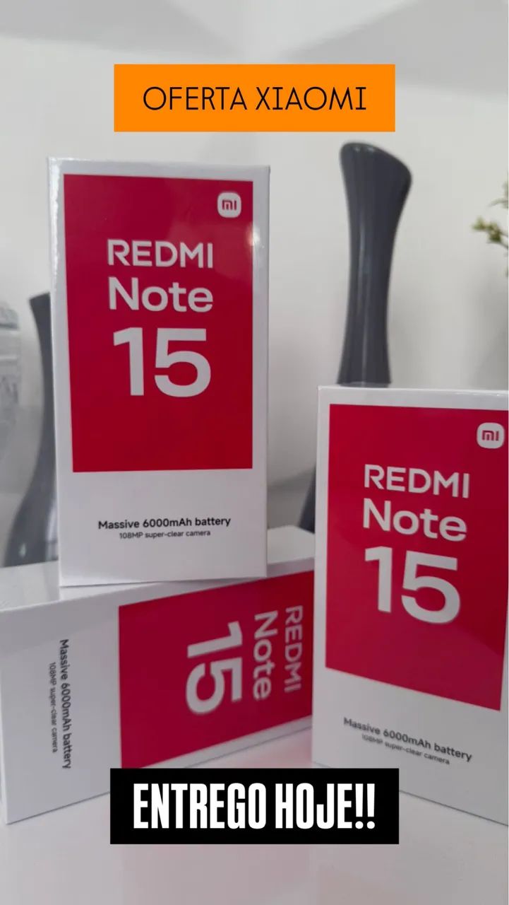 Xiaomi  Redmi note 15 256g novo