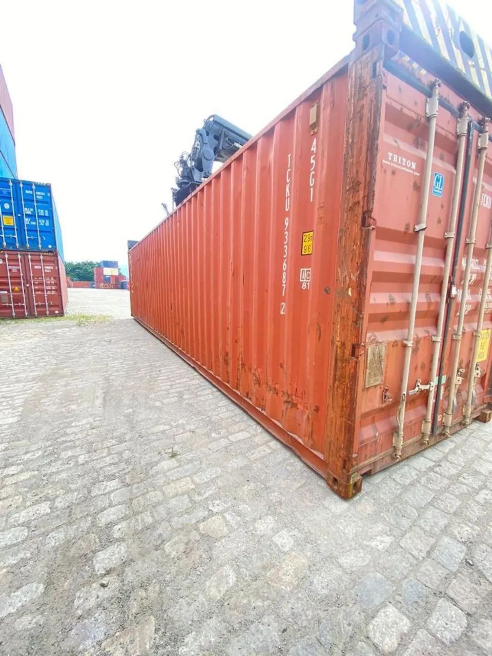 CONTAINER MARÍTIMO A VENDA - A PRONTA ENTREGA CONTAINER BRUTO PAGA NO RECEBIMENTO DO MESMO - Foto 5