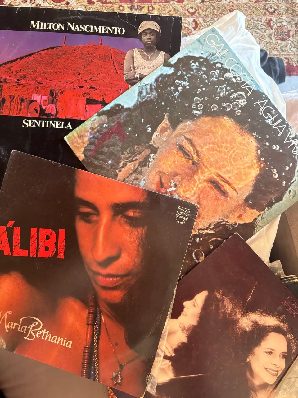 Disco de Vinil anos 80 (Gal costa, Maria Bethania, Milton Nascimento e etc