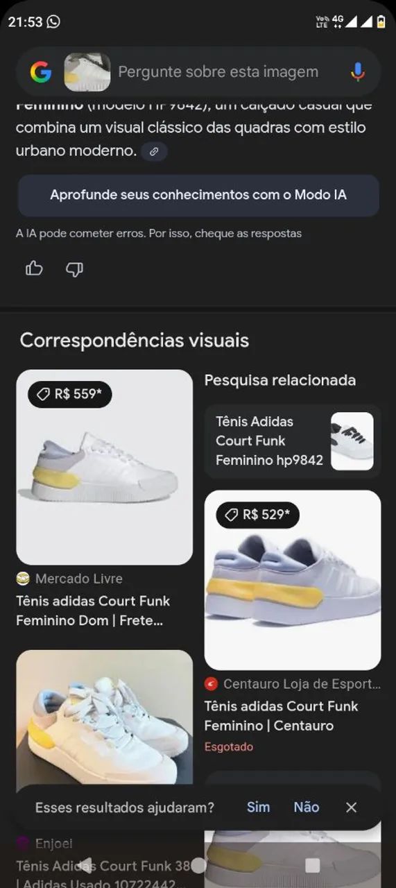 Tênis Adidas 39 - Calçados Esportivos - Jabaquara, São Paulo