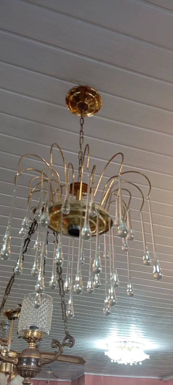 Lustre com gotas de vidro - Foto 3