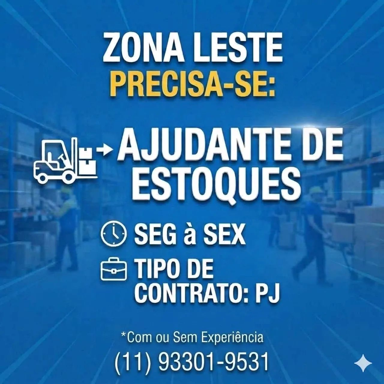 EMPREGO DE SEG A SEX