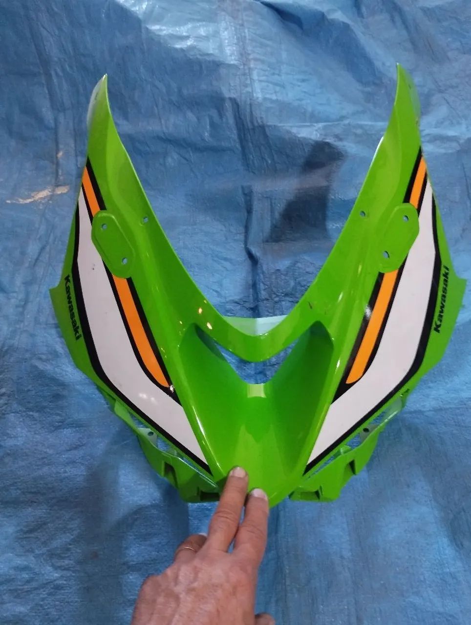 Carenagem frontal Kawasaki zx6 original 2025 - Peças para motos