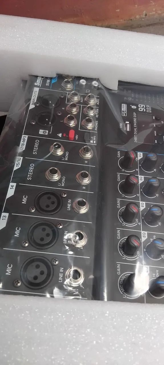 Mesa de som nova 16 canais