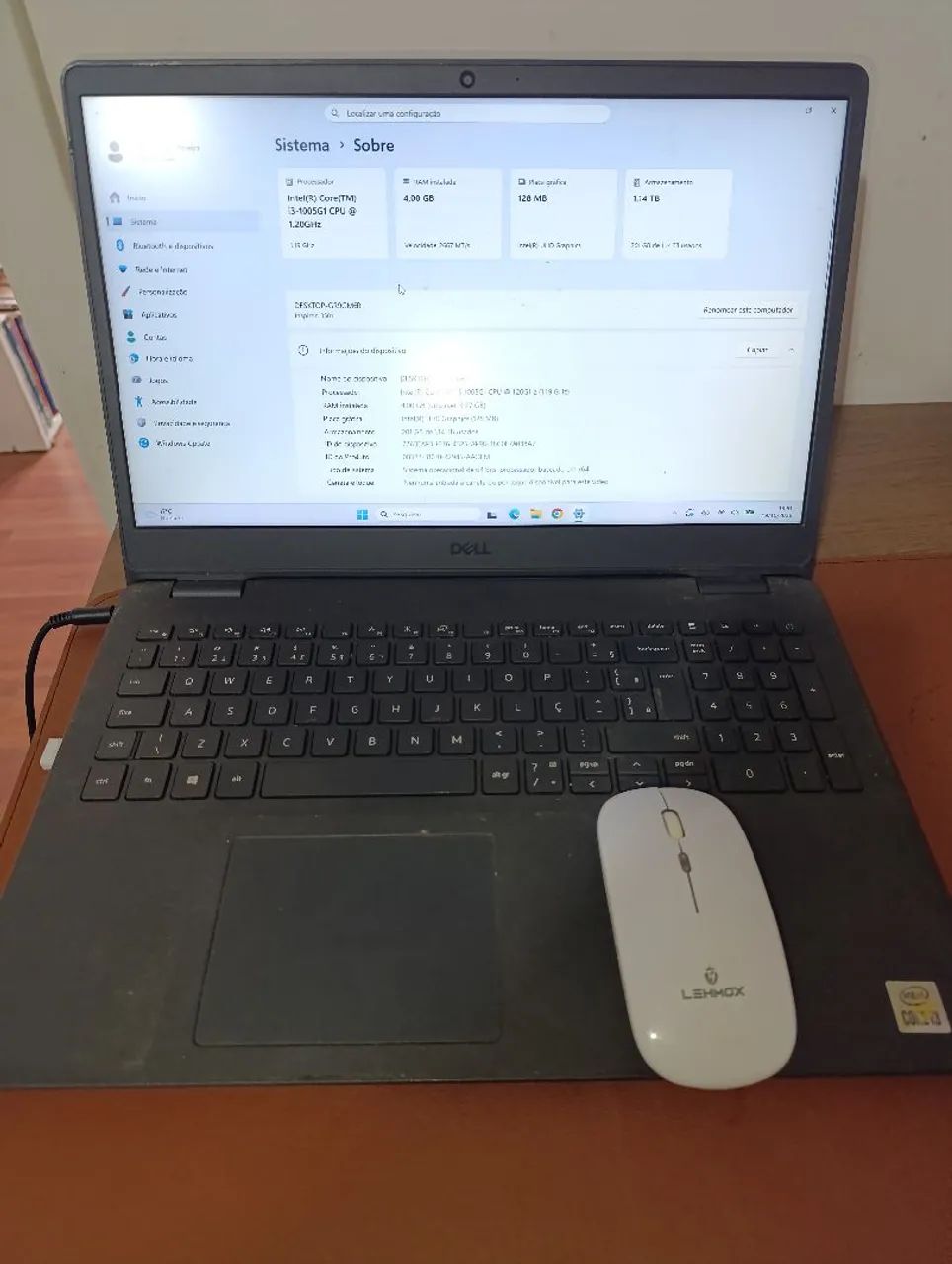Notebook Dell semi-novo ótimo estado barbada
