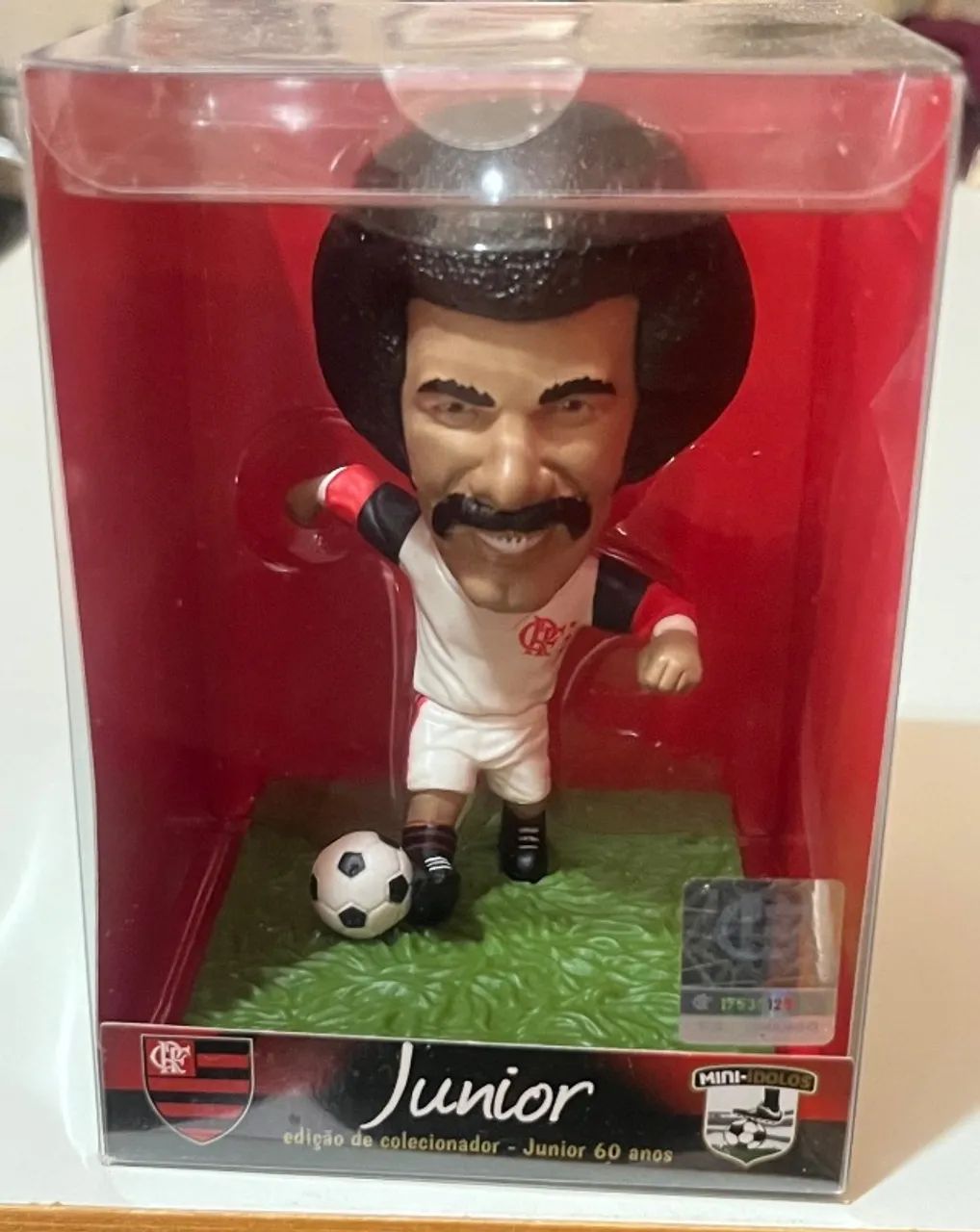 Boneco miniatura Junior, do Flamengo