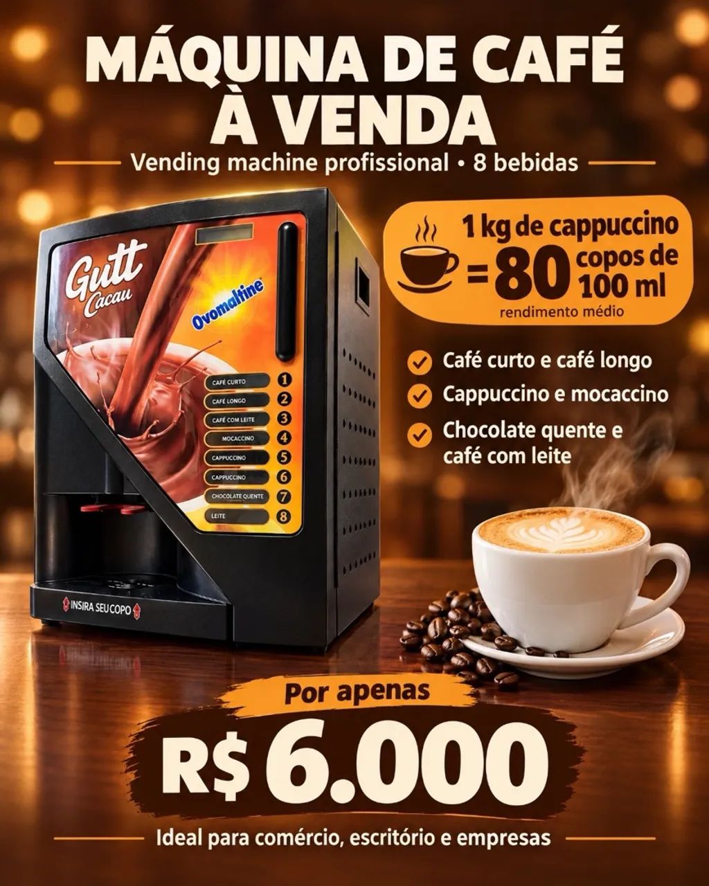 Vending machine de café 
