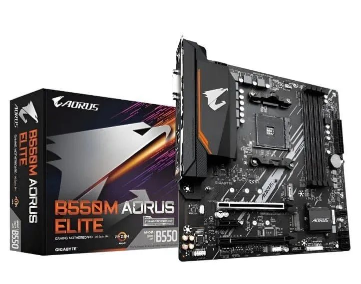 Placa Mãe B550M AORUS ELITE AMD AM4