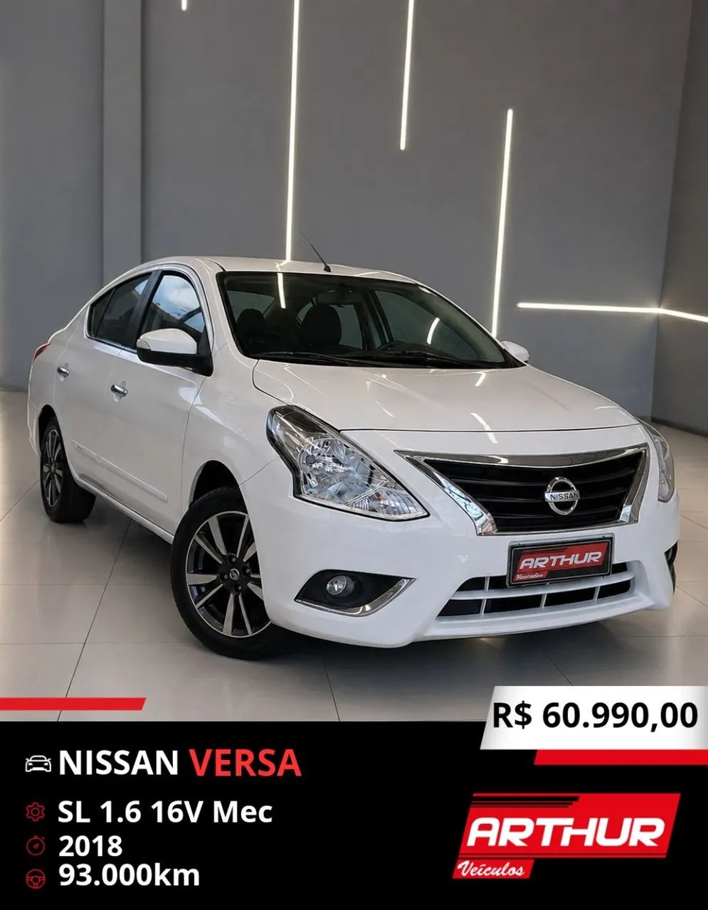 Nissan Versa 1.6 16V FLEX SL 4P MANUAL 2018